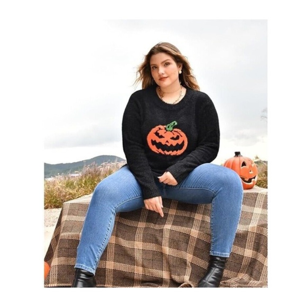 CUPSHE Sweaters for Women Winter Long Sleeve Pullover Sweater Crew Neck (XL)